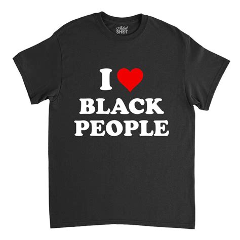 Custom I Love Black People T Black Pride S Melanin Poppin Classic T