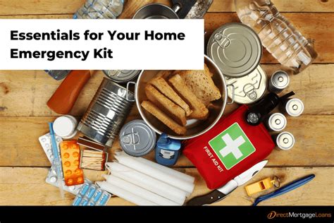 Essentials for Your Home Emergency Kit | Direct Mortgage Loans