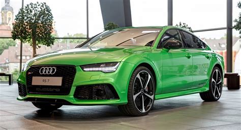 Apple Green Metallic RS7 By Audi Exclusive Looks Delicious Carscoops