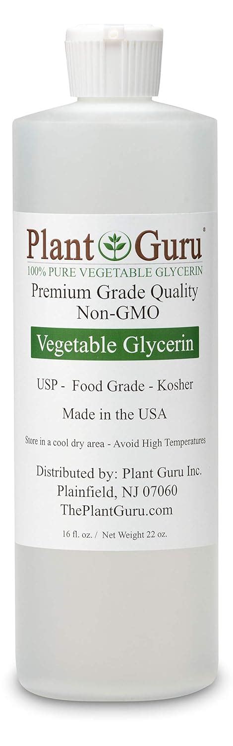 Vegetable Glycerine Glycerin 16 Oz Food Grade Usp Kosher 100 Pure Highest Quality