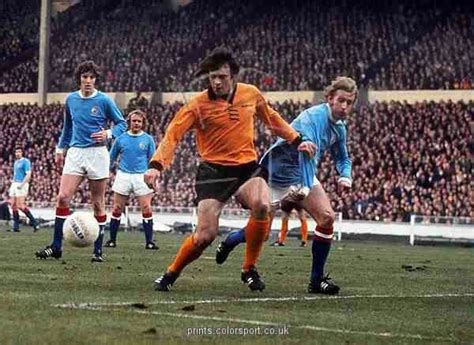 Wolves 2 Man City 1 In March 1974 At Wembley Frank Munro And Denis Law