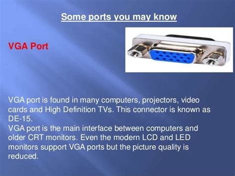 input output ports