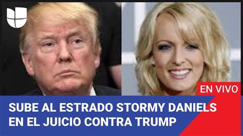 Edicion Digital Sube Al Estrado La Actriz Stormy Daniels En El Juicio