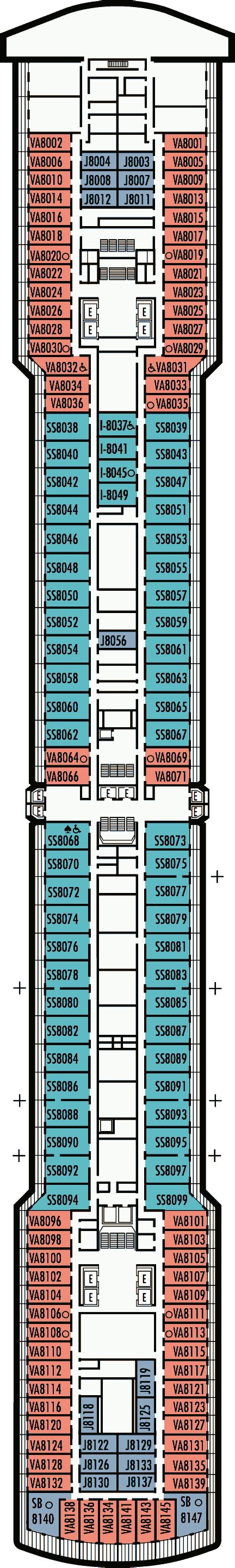 Noordam Deck Plans