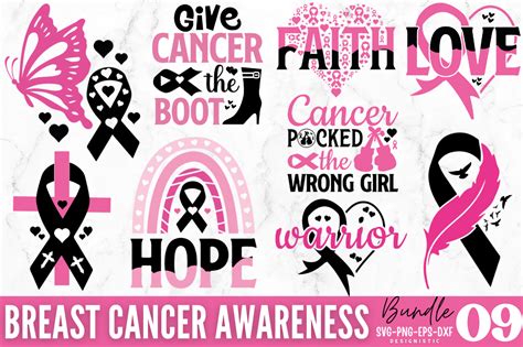 Breast Cancer Svg Bundle Graphic By Design S Dark Creative Fabrica