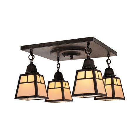 Arroyo Craftsman Acm A Line Craftsman Light Flush Mount Ceiling