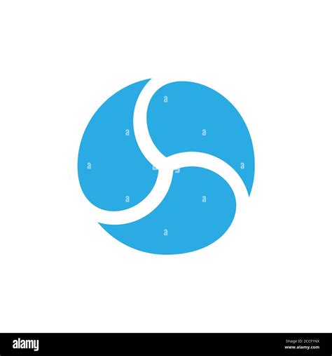 Circle Water Rotation Geometric Logo Vector Stock Vector Image Art