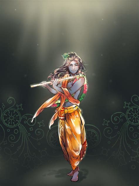 Krishna by newchar | Krishna art, Lord krishna wallpapers, Shree ...