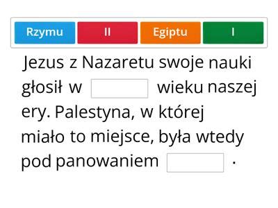 Początki chrześcijaństwa Materiały dydaktyczne