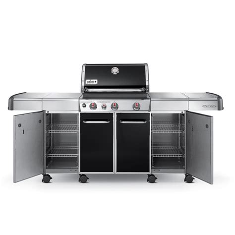 Weber Genesis Grill Black Center Accessory Cabinets - Overstock ...