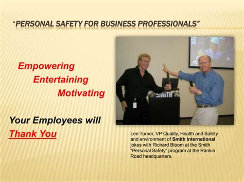 Personal Safety Training Employeesslideshow