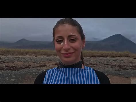 Beautiful Italian Babe Silvia Soprano Dominated Roughly On The Beach In Norway In A Cinematic