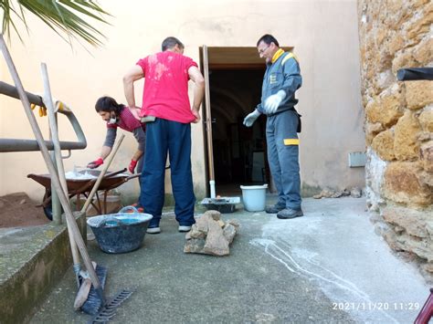 Comencen els treballs de restauració de labsis de lEsglésia del