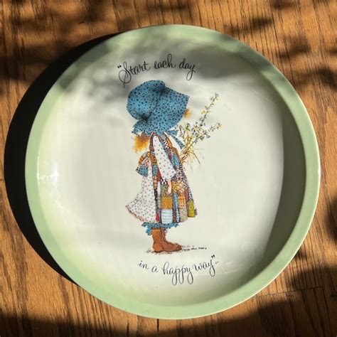 American Greetings Dining Vtg Holly Hobbie Doll Plate 25 Poshmark