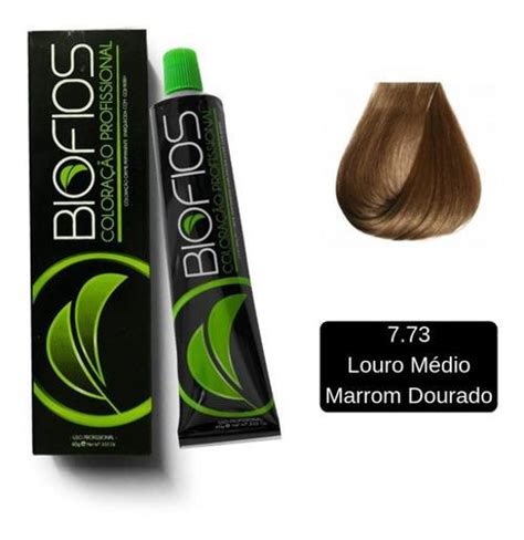 Louro Médio Marrom Dourado - Tintura Biofios 7.73 Louro Médio Marrom Dourado - 60g - Carrefour