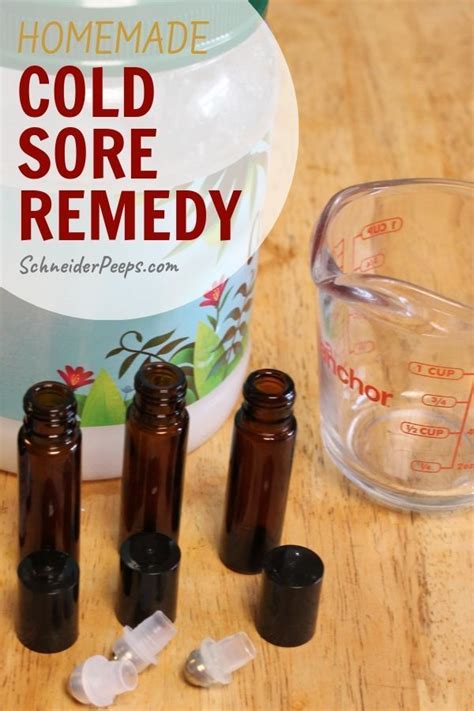 An Easy And Effective Home Remedy Using Essential Oils For Cold Sores Recipe Cold Sores