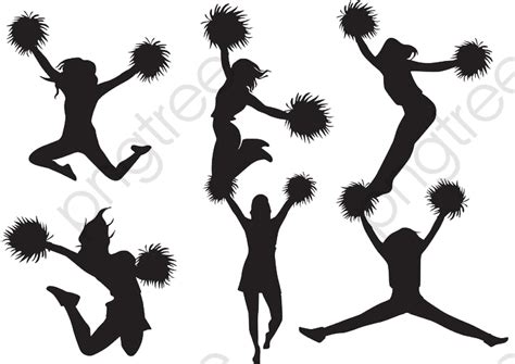 Cheerleaders Simple Sketch Refinement Png Transparent Cheerleader