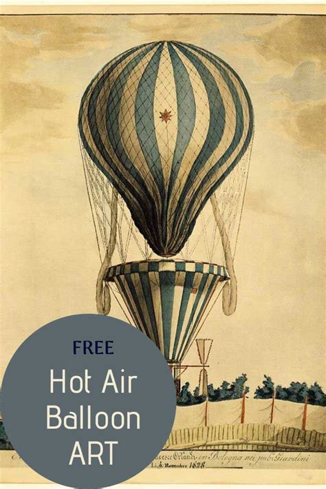 A Beautifully Fascinating Collection Of Vintage Hot Air Balloon Art