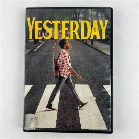 Yesterday Dvd Himesh Patel Lily James Ed Sheeran Kate Mckinnon