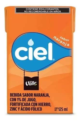 Ciel Jugo Sabor Pulpa De Naranja Fortificada 125 Ml MercadoLibre