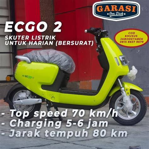 Jual MOTOR LISTRIK ECGO 2 Shopee Indonesia