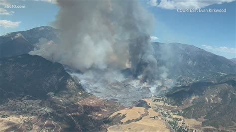 Fork Fire Live Maps Evacuations For Eldorado National Forest