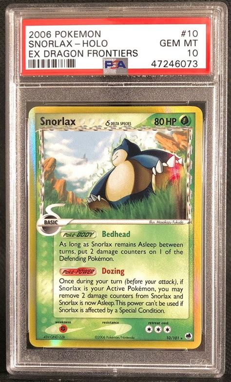 Snorlax Pok Mon Card Value Search Underground