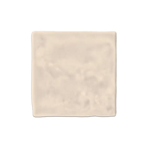 Rhythm Cream Ceramic Square Wall Tile | 4"x4"x³⁄₈" | Glossy | Surface