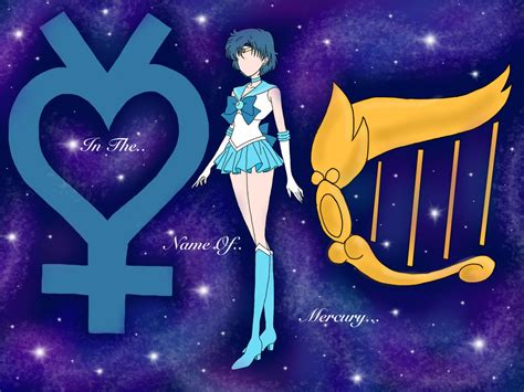 Sailor Mercury Wallpaper Sailor Moon By Foxninja18 On Deviantart