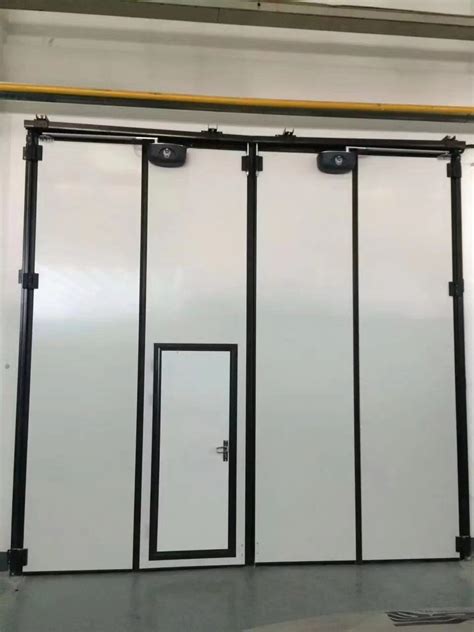 Automatic Sandwich Panel Thermal Insulated Folding Door For Fire