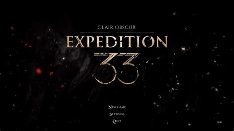 Main Menu Clair Obscur Expedition 33 Interface In Game