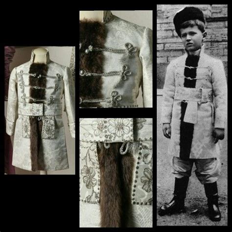The kaftan that Tsarevich Alexei Nikolaevich Romanov of Russia wore in ...