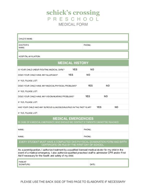 Fillable Online Scp Medical Form Pages Fax Email Print Pdffiller