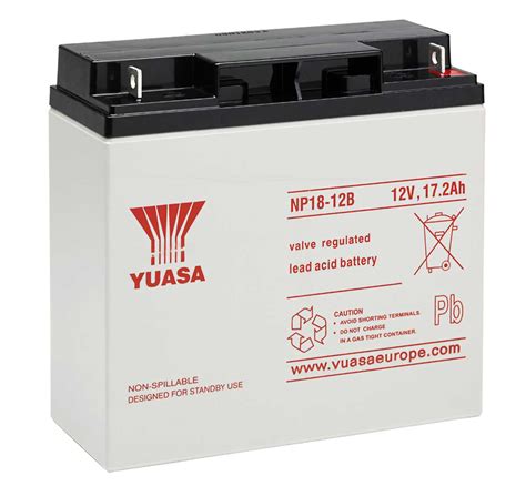 Yuasa Np18 12b 12v 18ah Vrla Battery Mds Battery