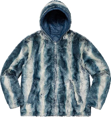 Faux Fur Reversible Hooded Jacket Fall Winter Supreme