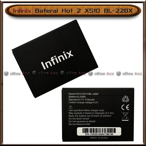 Jual Baterai Infinix Hot 2 X510 BL 22BX BL22BX Original Batre Batrai HP Shopee Indonesia