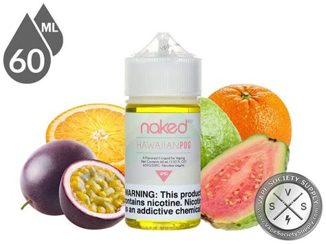 Hawaiian POG Naked Original E Liquids Ml Vape Society