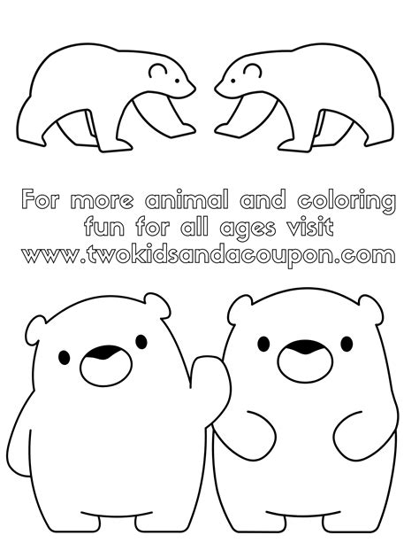 Easy Polar Bear Coloring Pages [2025]