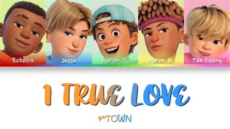 4town 1 True Love Color Codedlyrics Youtube