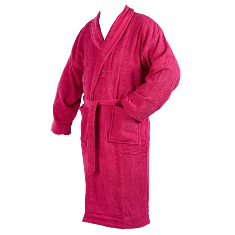 Dressing Gown 100 Cotton Terry Towelling Mens Womens Wrap Style