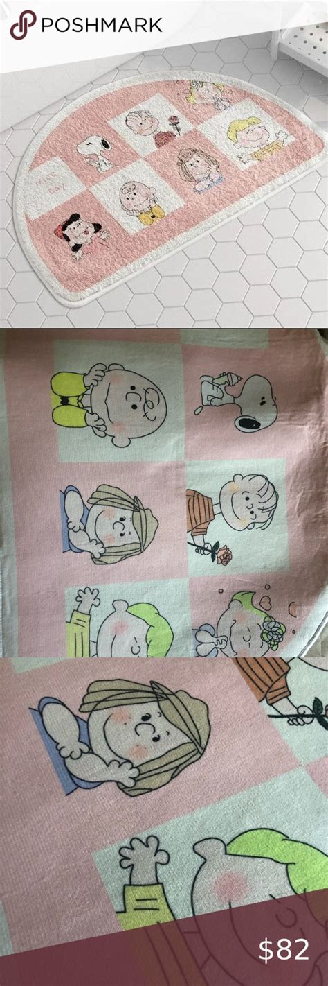 Peanuts Snoopy Charlie Brown Lucy Linus Bathroom Floor Bedroom Carpet