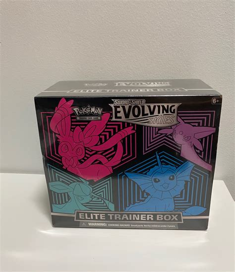 Pokemon TCG Evolving Skies ETB Elite Trainer Box Factory Sealed