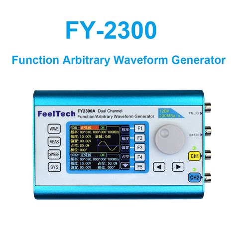 Feeltech Fy2300 Dual CH DDS Arbitrary Waveform Signal Generator 20mhz