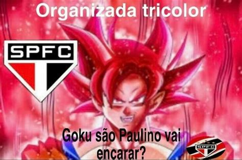 Goku São Paulino Memes engraçados Memes hilários Piadas para rir muito