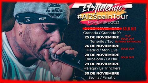 AL2 el Aldeano hace SOLD Out en su primer concierto de la gira a España