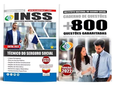 Apostila Concurso Inss T Cnico Do Seguro Social Caderno De Quest Es