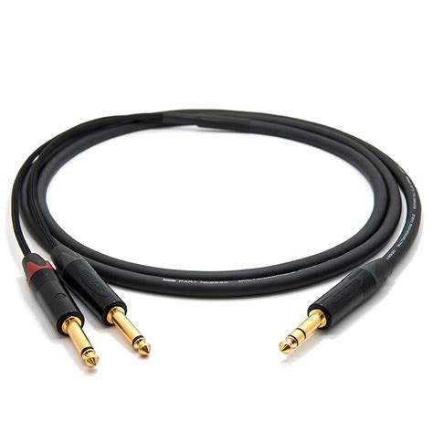 Mogami Insert Y Cable Trs To Dual Ts Ft Tough Audio Australia