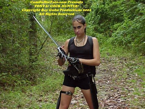B Tonya THE COCK HUNTER Bonus Magazine Porn Pic