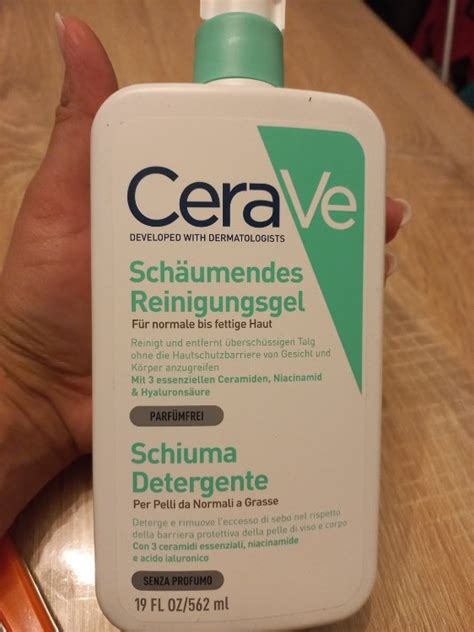 Cerave Gel Nettoyant Purifiant Visage L Acide Hyaluronique Et Au