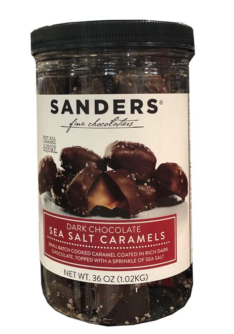 Sanders Dark Chocolate Sea Salt Caramels Store Cpshouston Net